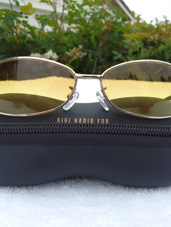 Platinum white-gold mini-style exquisite sunglasses&3 gifts NWT, SKU-glass-mini